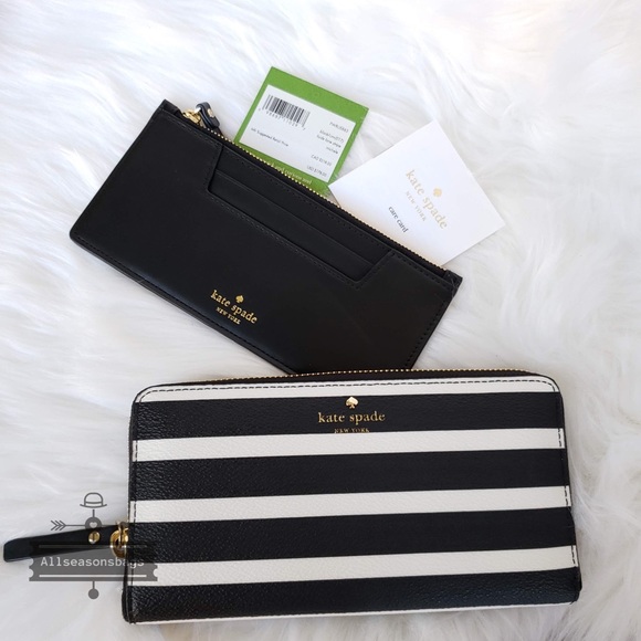 kate spade Handbags - Kate spade Michele Hyde lane park stripe wallet